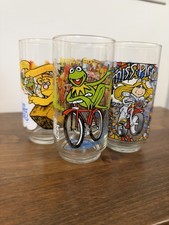 The Great Muppet Caper McDonald's 1981 Vintage Glasses Complete Set of 4 Kermit picture
