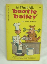 Vintage 1976 Is That All BEETLE BAILEY Paperback Book Comic picture