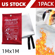 1PCLarge Fire Blanket Fireproof For Home Kitchen Office Caravan Emergency Safety picture