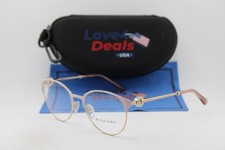 NEW BVLGARI BV 2223-B 2063 PINK GOLD GUNMETAL AUTHENTIC EYEGLASSES 53-18 picture