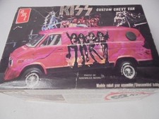 Vintage & Rare 1977 KISS Aucoin Band AMT Custom Chevy Van Model Kit 2501 1977 picture