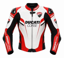  Ducati Corse Motorbike Leather Riding Racing MotoGp Jacket picture