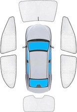 6pcs Sun Shades for Toyota Camry 2018-2024, UV Block & Blackout Privacy (Black) picture
