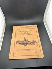 1955 Massey Harris No. 50 6&7 Foot Clipper Combine Instruction & Service Manual picture