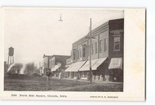 Osceola Iowa IA Postcard 1901-1907 North Side Square picture