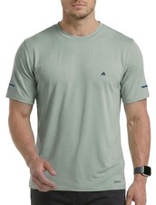Bamboo Viscose Cooling Lightweight Sage Large Summer Workout T-Shirt picture