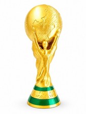 World Cup Trophy Replica 14.5” Gold Soccer Fan Display Collectible Gift picture