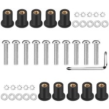 Headlight Bucket Nacelle Well Nut Kit for Harley Touring Road King Road Glide picture