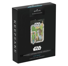 NYCC 2026 exclusive HALLMARK STAR WARS Vintage Greedo Figure on Card Ornament picture