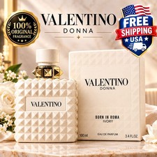 Valentino Donna Born in Roma Ivory Eau de Parfum (100ml /3.4 fl oz) New with box picture