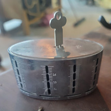 Vintage Chase USA Registering Coin Bank Old Model With Original Key Rare picture