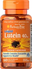 Puritan's Pride Lutein 40 mg with Zeaxanthin - 60 Softgels picture