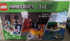 Lego Minecraft 66807 789pc 9 Character 3in1 Infinite Worlds Gift Set New In Hand picture