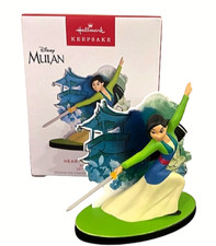 Hallmark 2023 Mulan Heart of a Warrior 25th Anniv Disney Keepsake Xmas Ornament picture