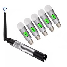 2.4G Wireless DMX512 Transmitter Rechargeable Stage DJ Light Receiver 2026 USA picture