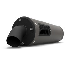 HMF Muffler Polaris RZR S 1000/General 15-24 Gun Metal Titan-QS Slip On Exhaust picture