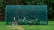 Poray Large 12.3X4FT Tunnel Plant Netting Cover,6FT Tall Crop Cage Tomato Net... picture