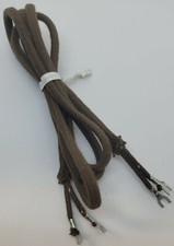Antique Brown Cloth Covered Telephone RECEIVER CORD 35