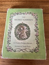 Vintage 1962 The Secret Garden Hardcover Tasha Tudor Illustrated Lippincott DJ picture