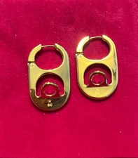 Studio Cult Gold Plated Soda Tab Earrings, Sold Out Online picture