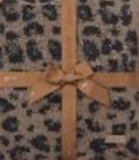 Skims Cozy Knit Blanket, Leopard Print, Limited Edition, L/XL,New With Tags picture