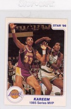 1986 Star Company Basketball Lakers Champs #8 Kareem Abdul Jabbar picture