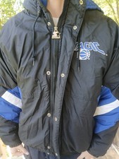 Vintage 1990s NBA Starter Orlando Magic 1/4 zip hooded winter jacket picture