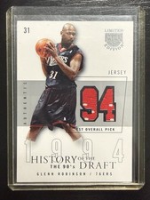 Glenn Robinson 2003 Fleer Skybox LE 49/50 History Of The Draft The 90s - picture