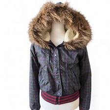 Stüssy plaid sherpa-lined hooded jacket picture