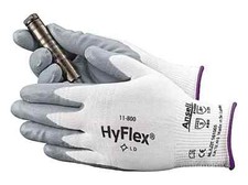 12- Ansell 11-800 Foam Nitrile Coated Industrial Mechanics WORK GLOVES LARGE - 9 picture