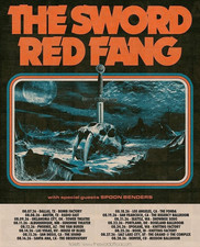 The Sword Red Fang 2026 Tour Rock Concert Poster picture