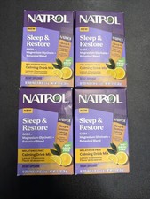 Natrol Sleep & Restore Calming Drink Mix Lemon Chamomile 4 Pack New picture