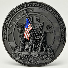 9/11 25th Anniversary WTC FDNY NYPD PAPD Mack Designs 3.22in Challenge Coin picture