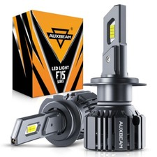AUXBEAM CANBUS H7 LED Headlight Bulbs Conversion Kit High Low Beam 6500K White picture