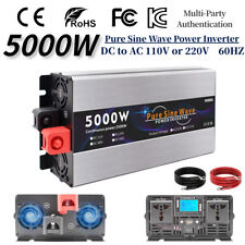 3000W 4000W 5000W Power Inverter Pure Sine Wave 12V DC to AC 110V 220V Converter picture