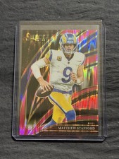 2025 Panini Select - Club Level Matthew Stafford #219 Pink Shock Prizm picture