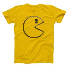 8Bit Chomp Costume Funny Set Halloween Gold Basic Men's T-Shirt picture