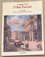 VERDI: I Due Foscari (Vocal Score, Ricordi, Paperback, 1997) picture