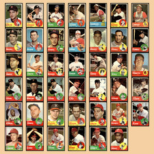 (41) 1963 Topps Baseball Cards - SEE SCANS picture