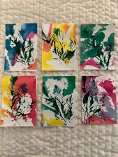 aceo art card original painting watercolor picture