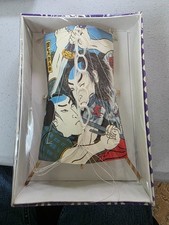 Vintage Japanese Miniature Kabuki Kite Paper Bamboo Display Box Unopened picture