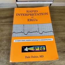 Rapid Interpretation of EKGs, Sixth Edition - Paperback By Dubin, Dale picture