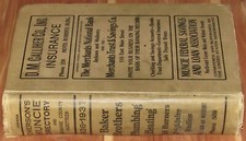 1936-1937 EMERSON'S MUNCIE INDIANA CITY DIRECTORY, DELAWARE COUNTY GAZETTEER picture