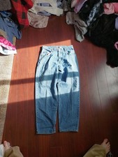 Levi's SilverTab Baggy Fit Jeans Size 33x34 Medium Wash Denim picture