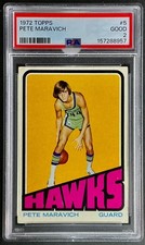 1972 TOPPS #5 PETE MARAVICH PSA 4 picture