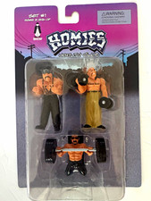 Vintage 2004 Homies Health Club Set #1 Sealed Action Figures David Gonzales MOC picture