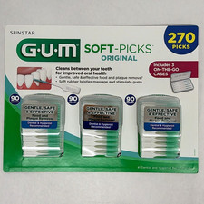 Sunstar GUM Soft-Picks Original Dental Picks for Teeth Cleaning & Gum  270ct picture