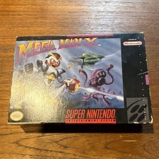 Capcom Mega Man X for Super Nintendo SNES 1994 NTSC-U/C w/ Box & Manual picture