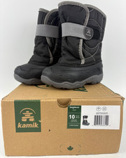 Kamik Kids Snowbug 5 Winter Snow Boot Waterproof-Black- Size 10- Toddlers picture