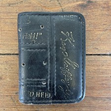 Handmade Ken Griffey Jr. Rawlings Black Leather Baseball Glove Wallet picture